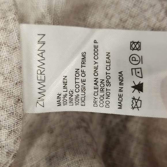 💕ZIMMERMANN💕 Bellitude Cutout Snake-Print Linen Midi Dress US 10 NWT - Picture 17 of 17